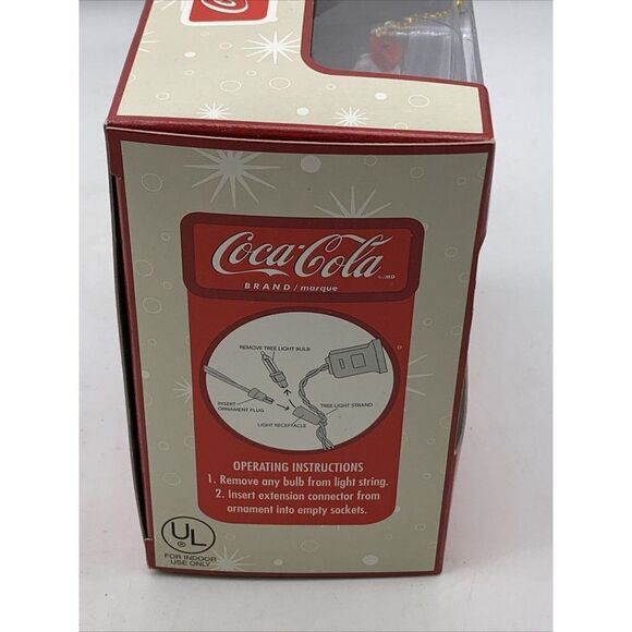 Coca Cola Illuminated Ornament Collection NOS - Picture 4 of 9